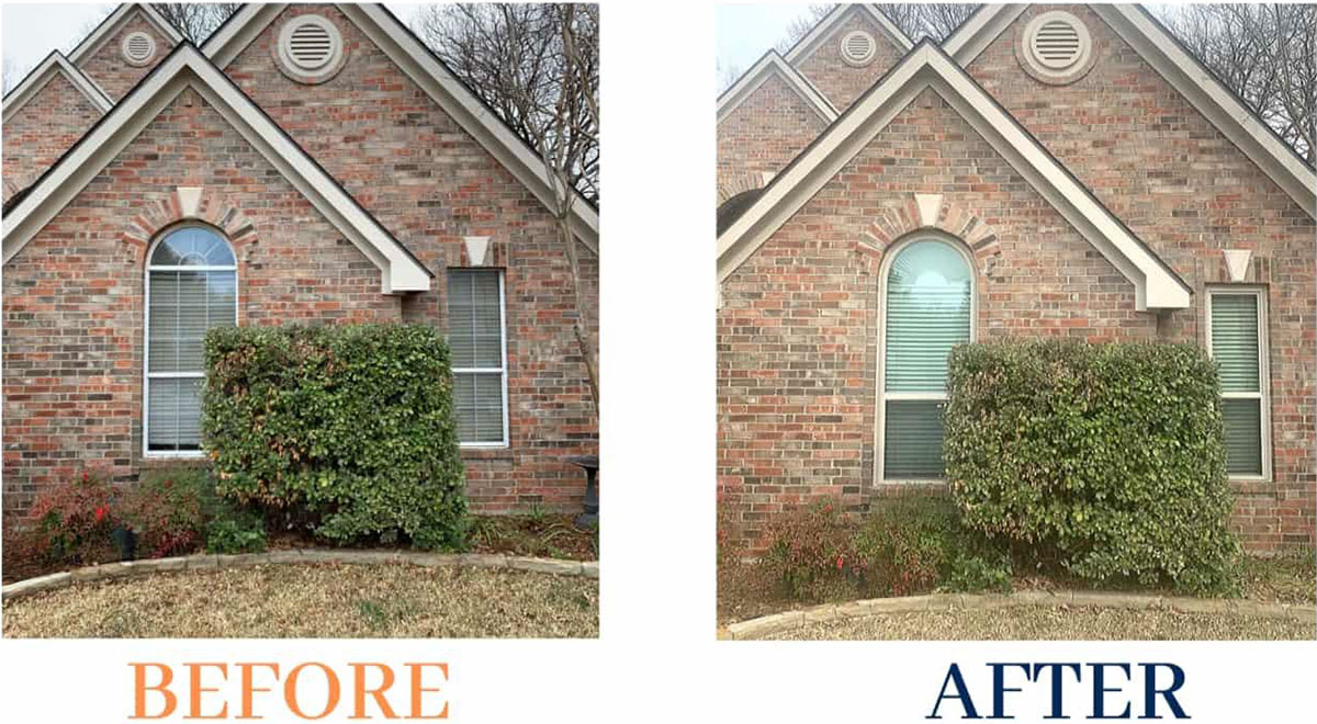 A real home before and after Maverick Windows replacement.