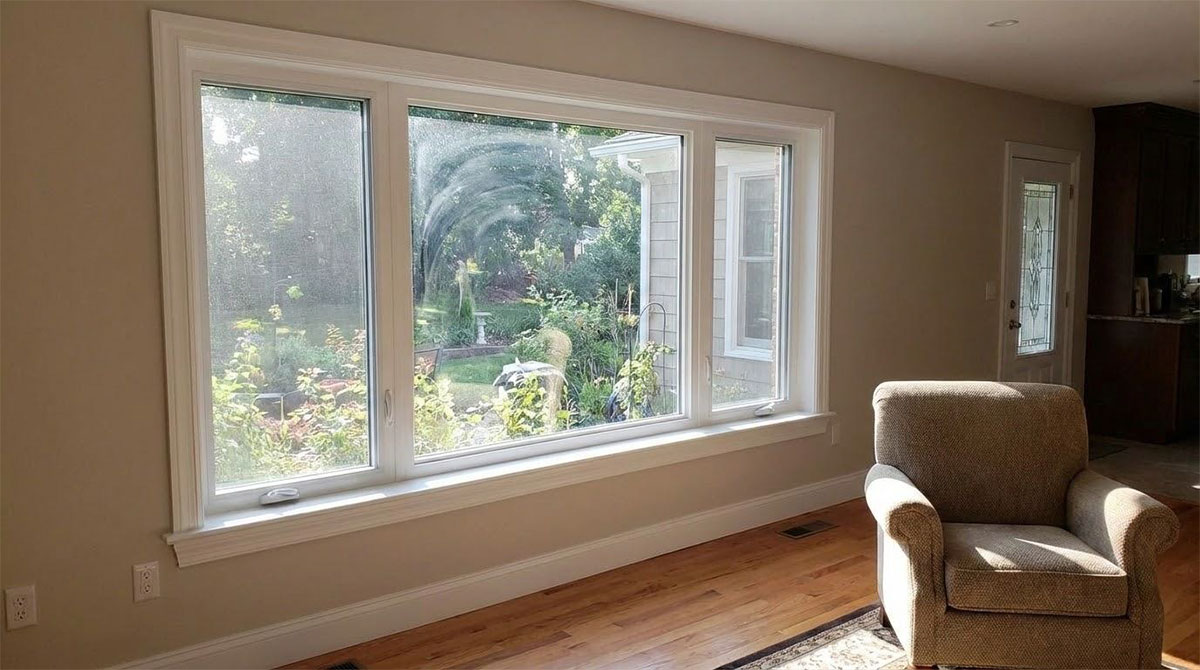 Newly installed window inside residential home