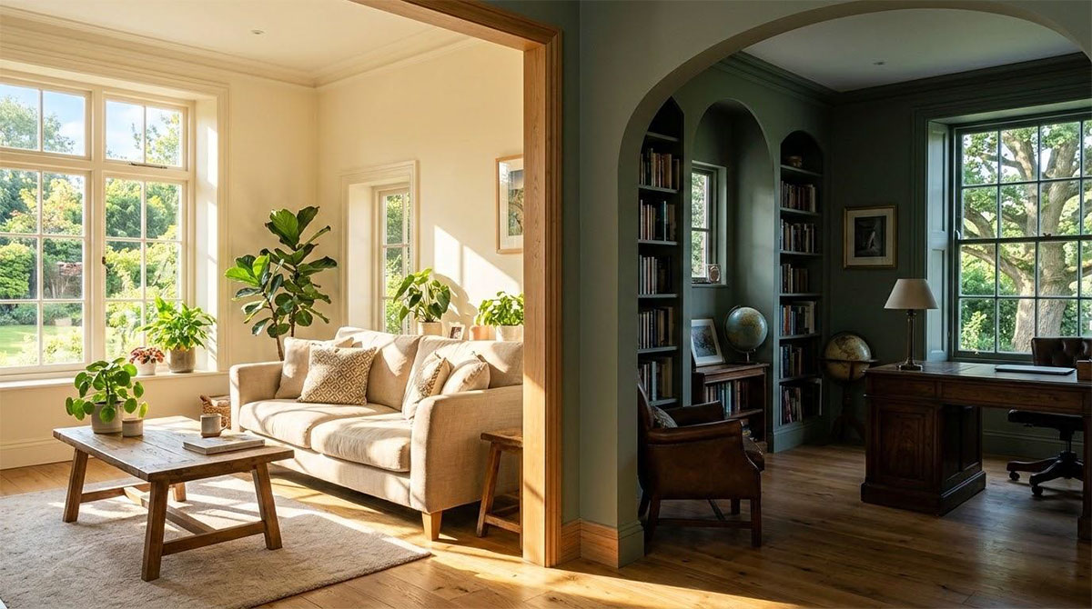 Uneven temperatures in different rooms caused by inefficient windows