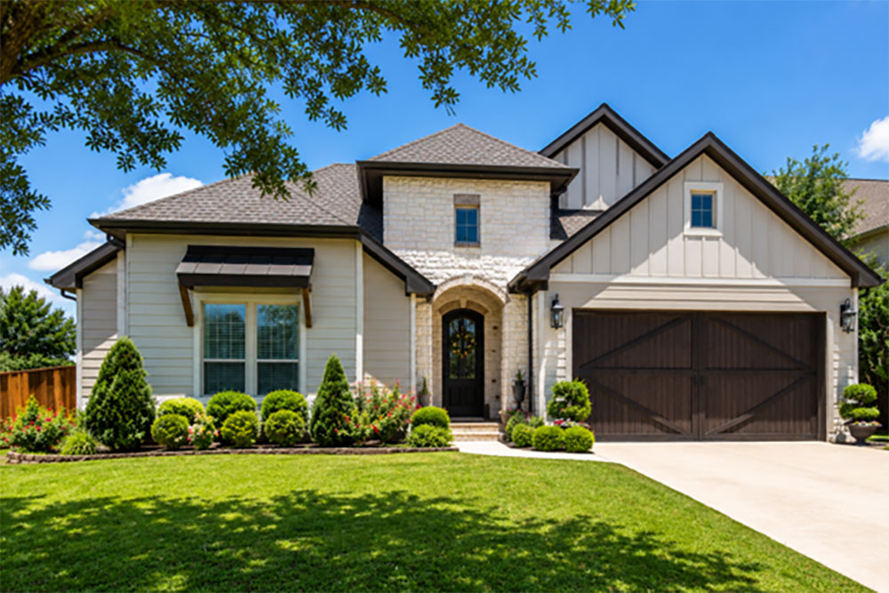 Texas home exterior with updated siding helping protect against summer heat